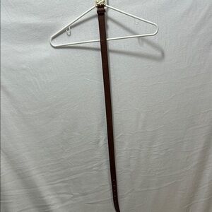 Michael Kors Brown Leather Belt